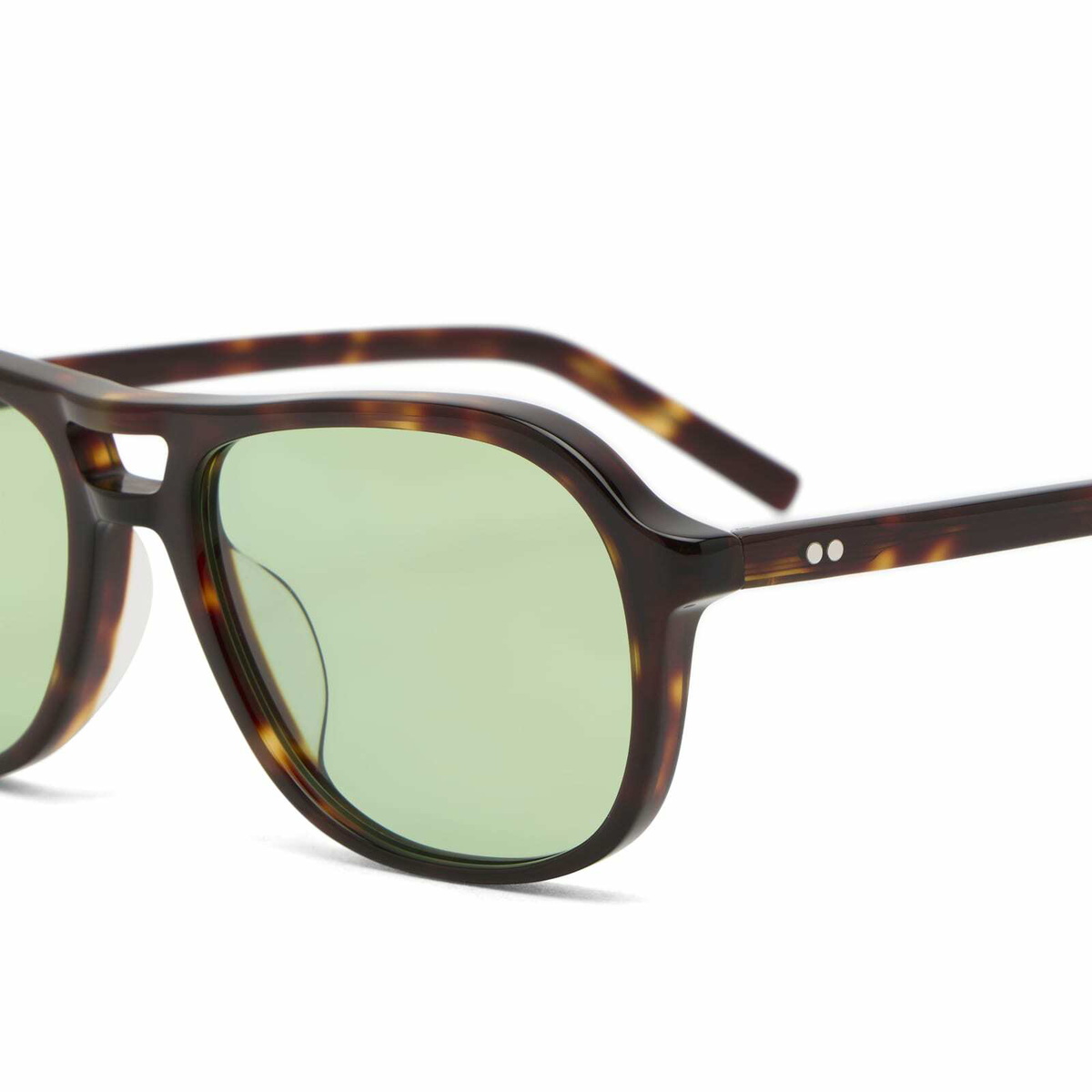 AKILA Myca Sunglasses in Dark Tortoise/Spring Green 