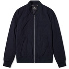 Paul Smith Moleskin Zip Bomber Jacket