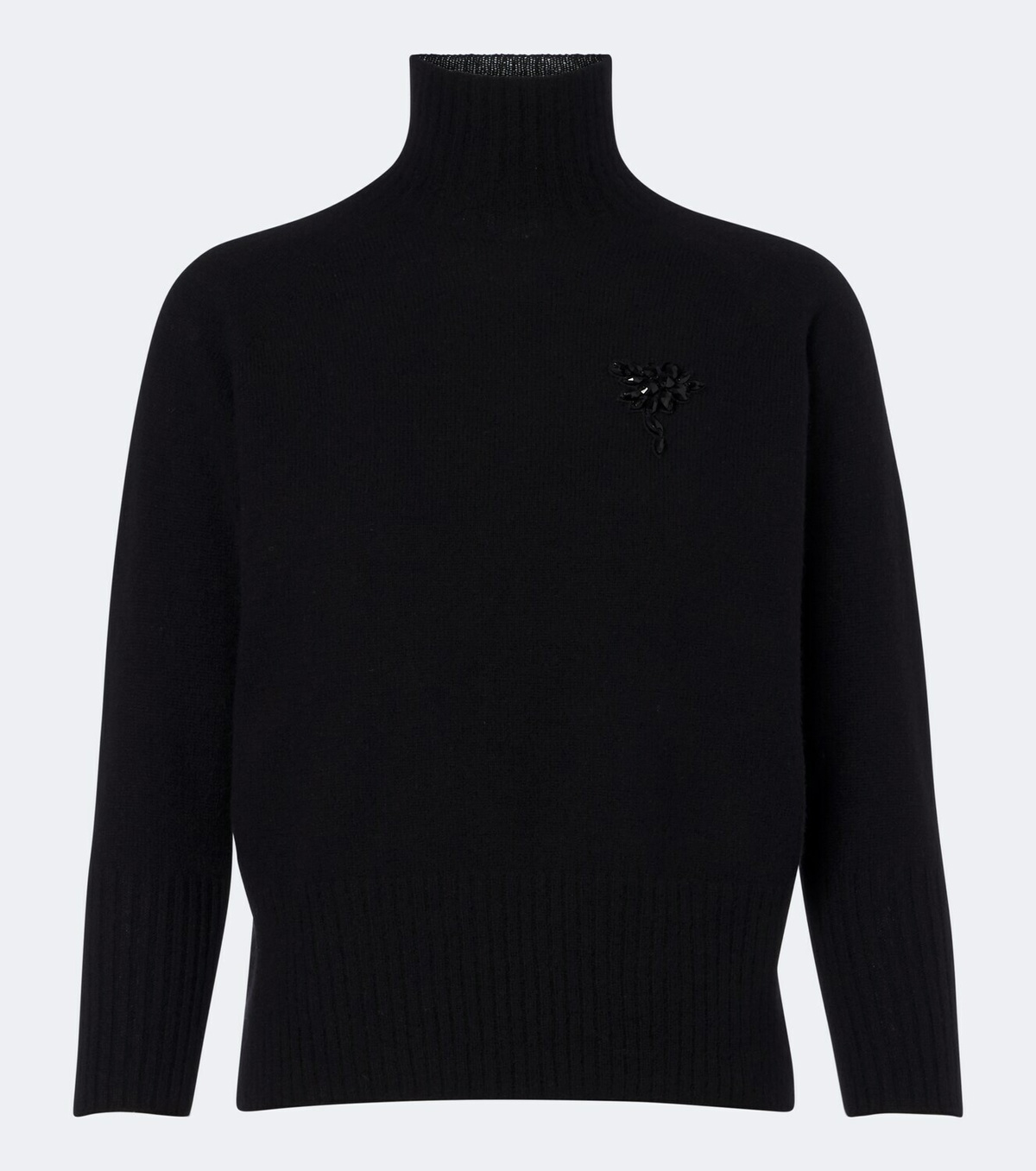 Simone Rocha Embellished cashmere turtleneck sweater