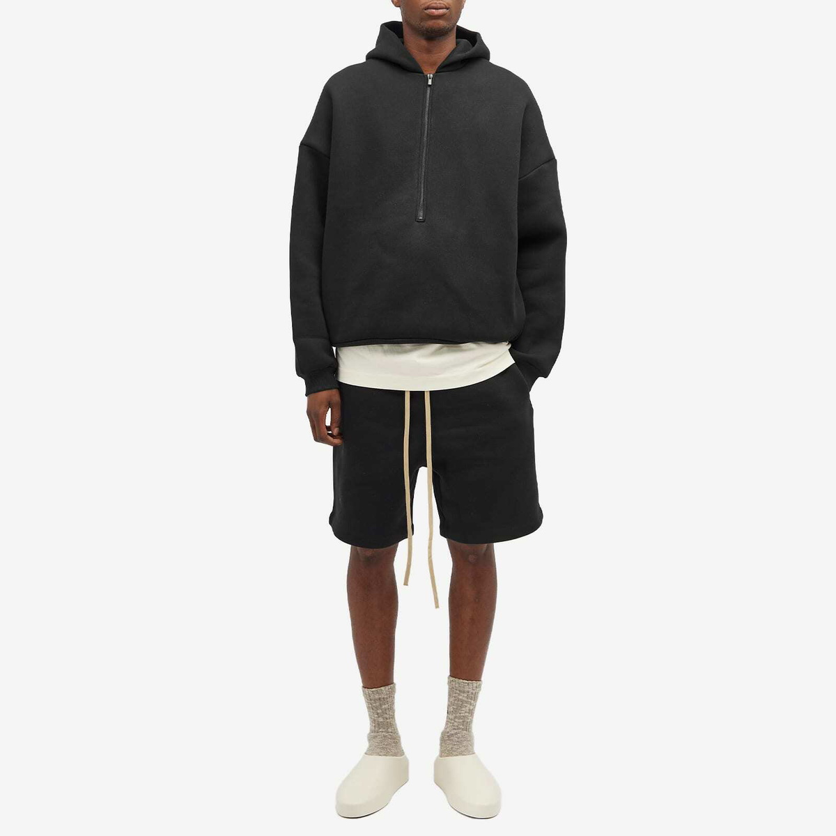 Fear of God フェアオブゴッド / Relaxed Fleece Shorts Fear of God Men's Relaxed Fleece Shorts in Black Fear Of God