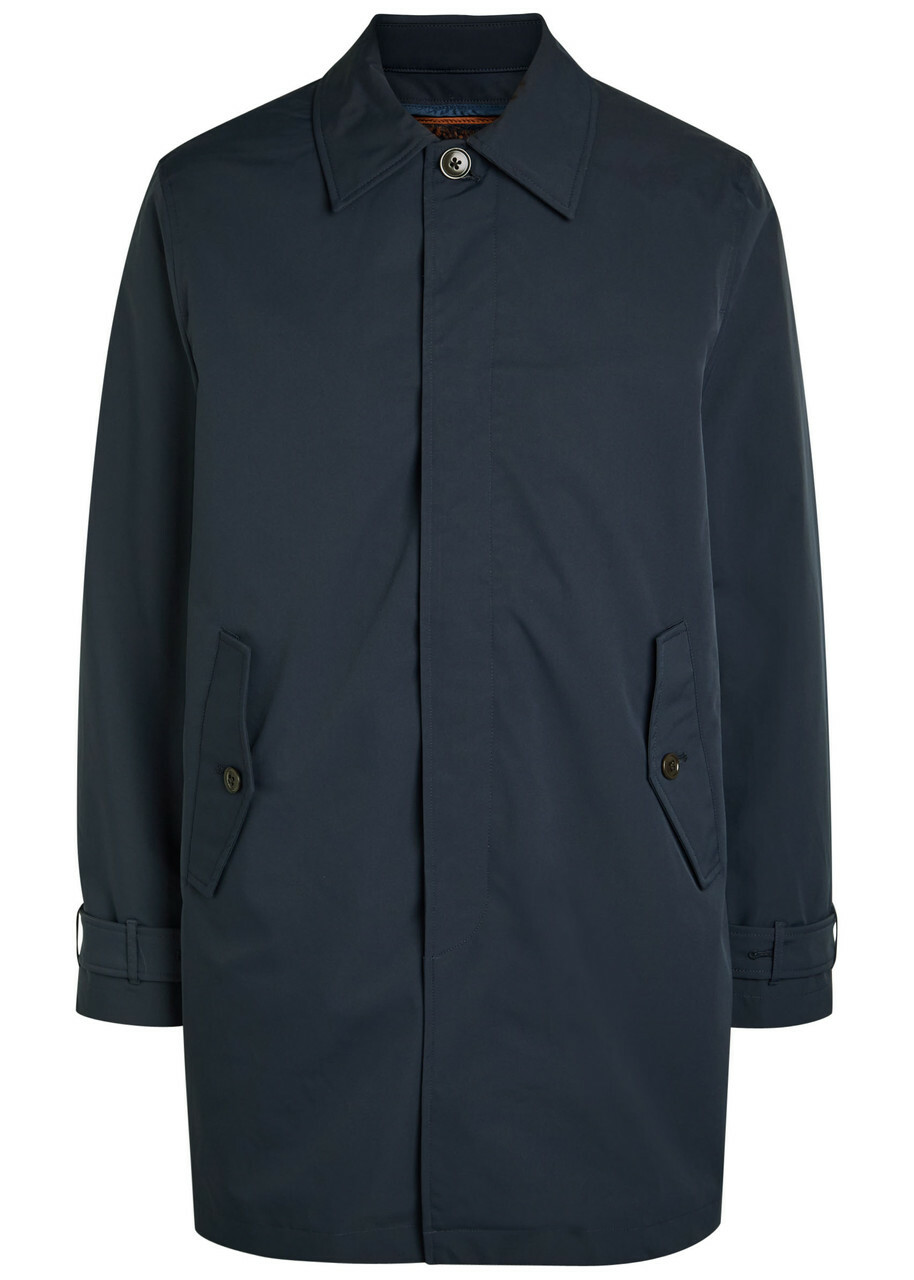 PS Paul Smith Layered Nylon Coat Navy