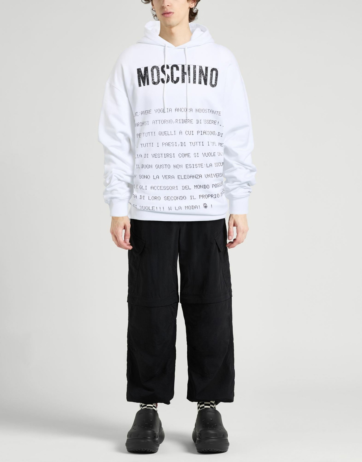 Moschino Mens Sweatshirt in White