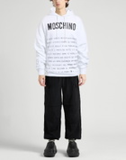 Moschino Mens Sweatshirt in White