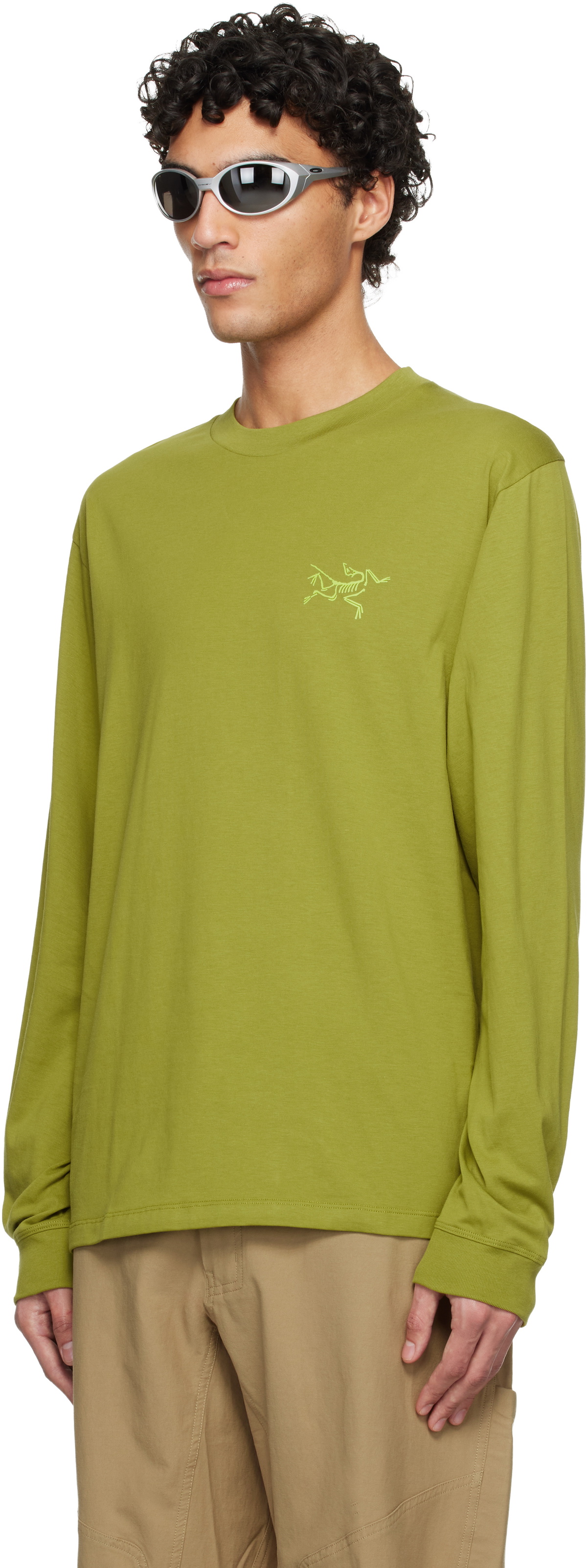 Arc'teryx Khaki Kragg SL Cotton LS T-shirt