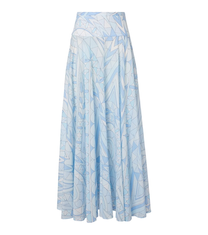 Photo: Pucci Angoli cotton maxi skirt