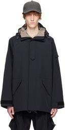 meanswhile Black Fatigue Coat