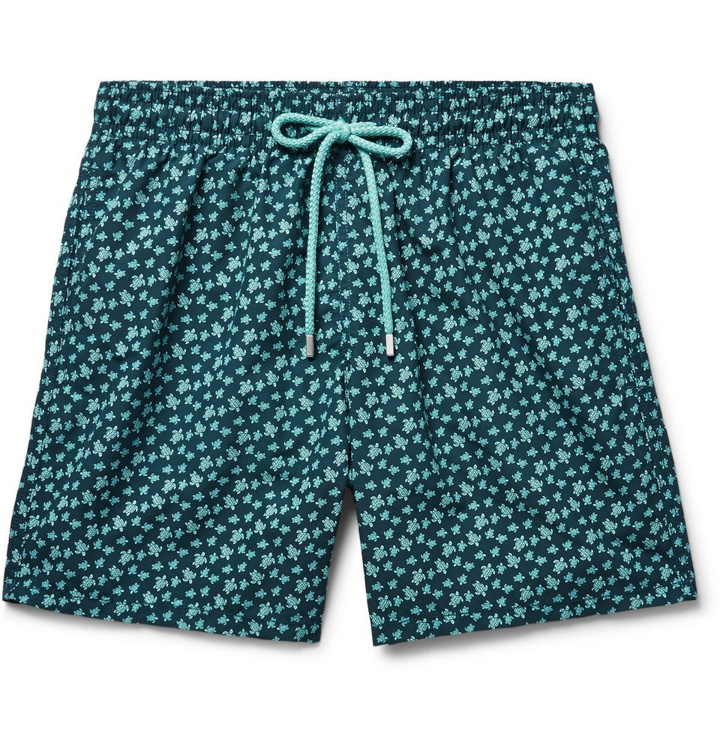 Photo: Vilebrequin - Moorea Mid-Length Printed Swim Shorts - Men - Petrol