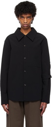 NULLUS Black Bonded Arm Shirt