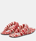 The Attico Indie zebra-print thong sandals