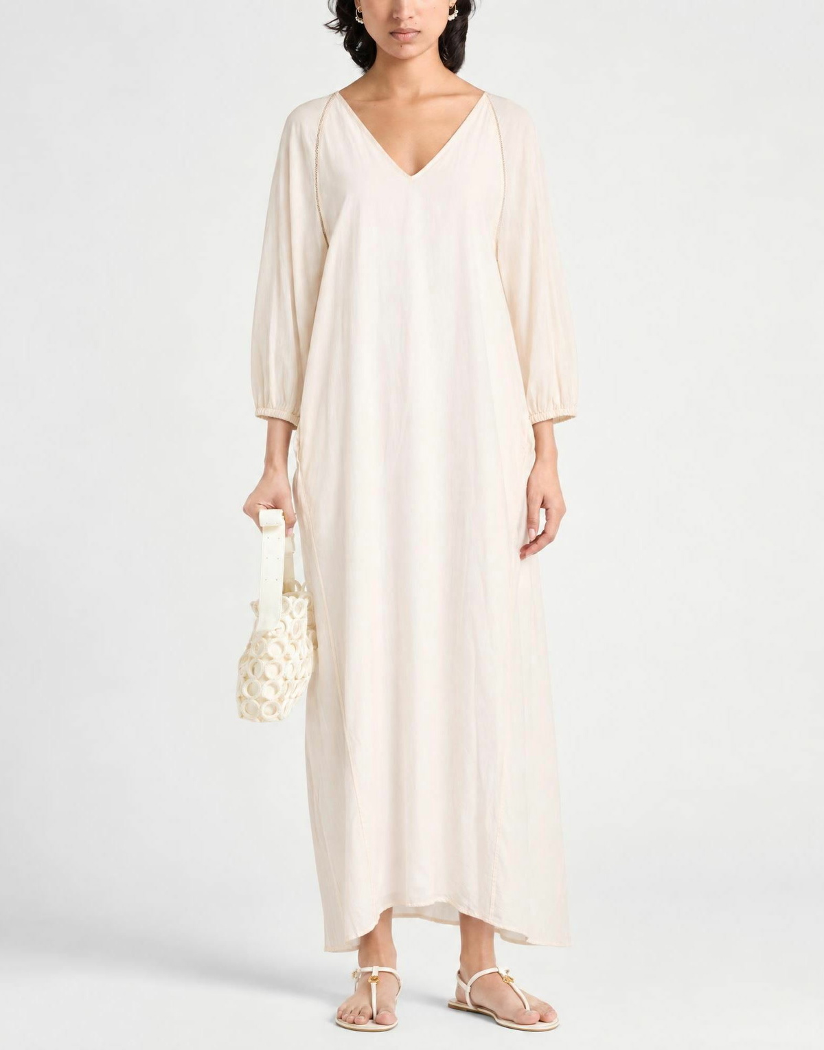 Peserico Womens Maxi dress Ivory