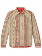 RRL - Quilted Padded Cotton-Jacquard Shirt - Multi