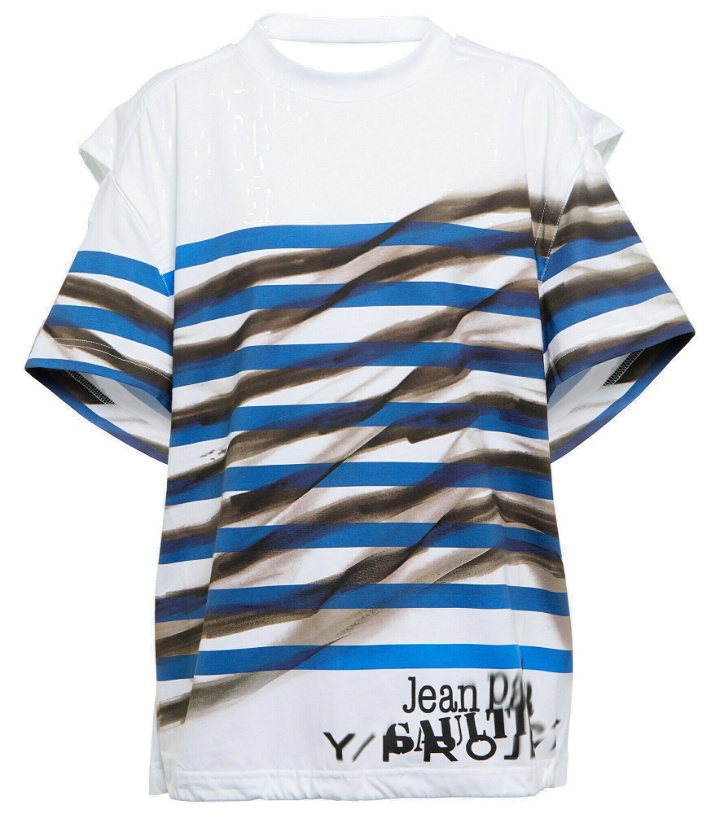 Photo: Y/Project - x Jean Paul Gaultier convertible cotton T-shirt