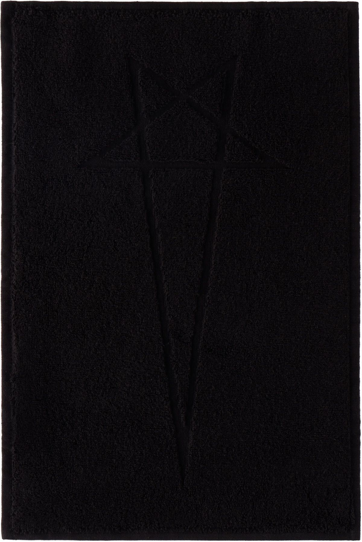 Rick Owens Black Mini Hand Towel