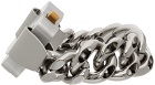 1017 ALYX 9SM Silver Hero 4X Chain Bracelet