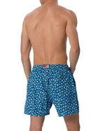 MC2 Saint Barth Man Lightweight Fabric Swim-shorts Lighting 70 With Crabs Print