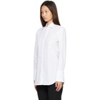 BALMAIN White Cotton Poplin Shirt