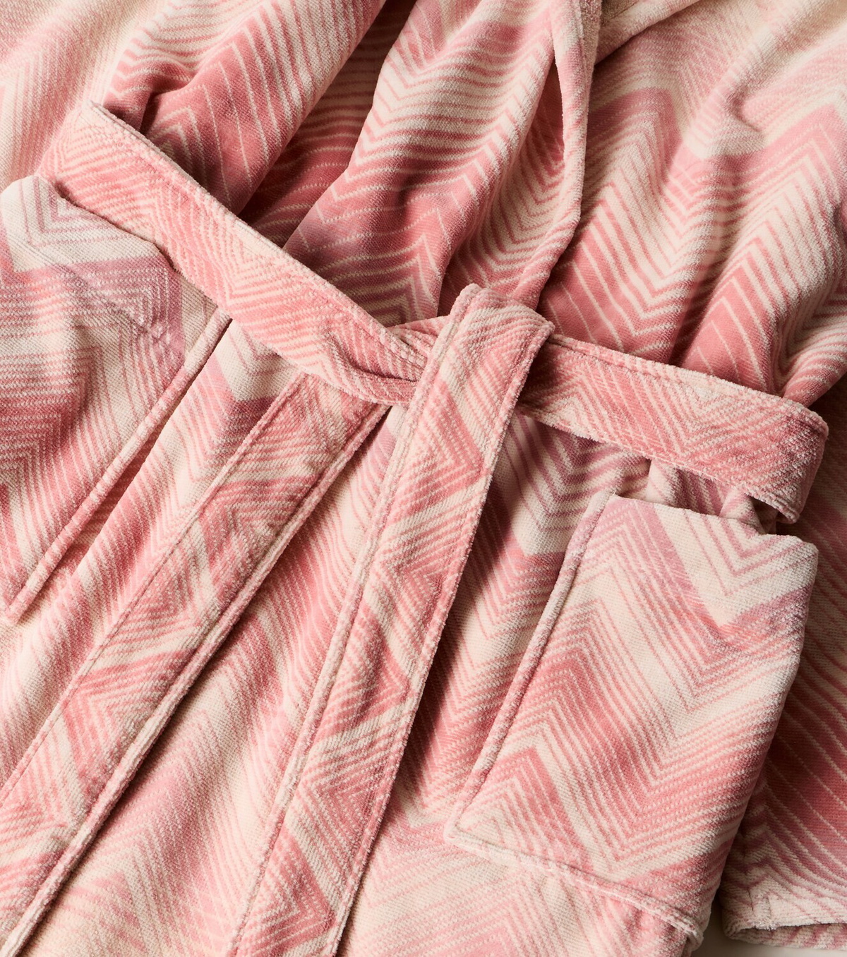 Missoni Marea chevron cotton terry bathrobe