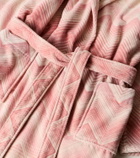 Missoni Marea chevron cotton terry bathrobe