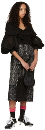 Tricot Comme des Garçons Black Cotton Jacket