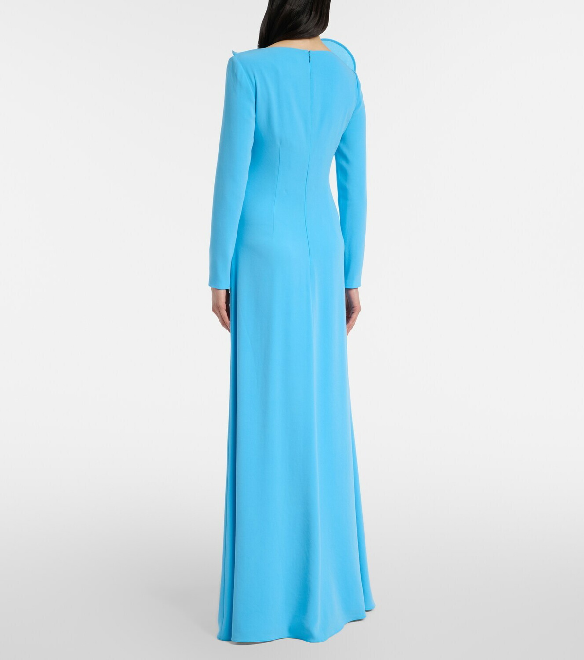 Roland Mouret Floral-appliqué gown
