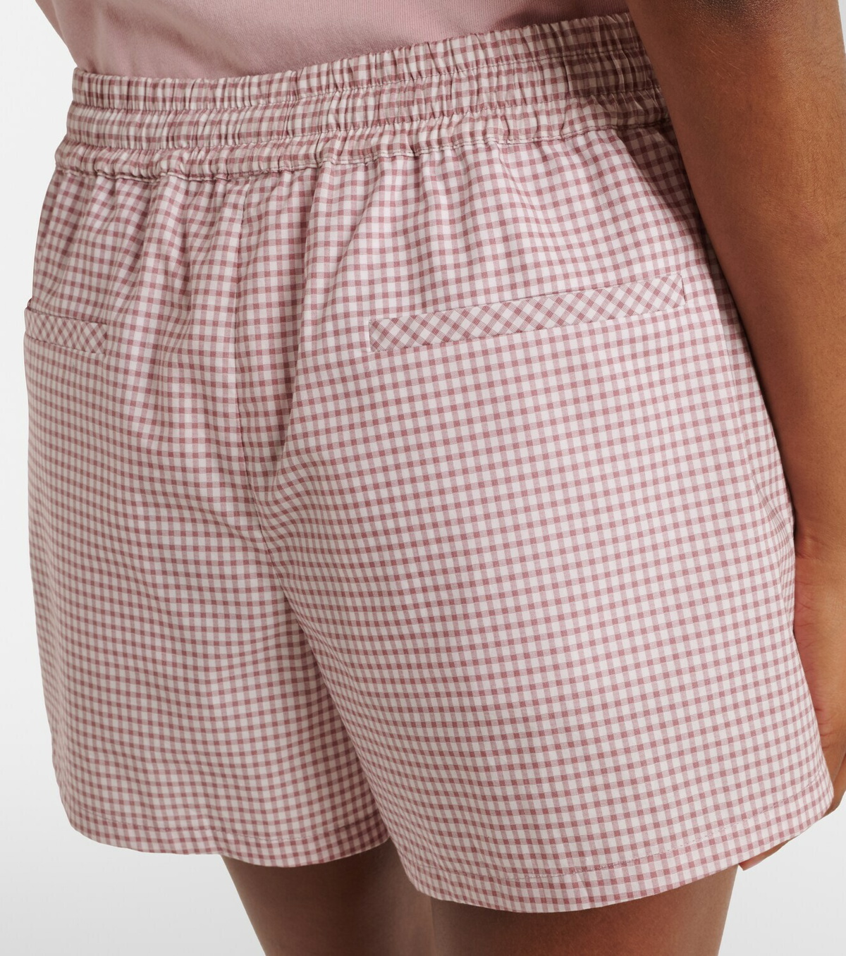 Valentino Gingham cotton shorts