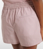 Valentino Gingham cotton shorts