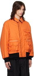 Comme des Garçons Homme Black Reversible Bomber Jacket