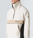 Moncler Grenoble Fleece half-zip sweater