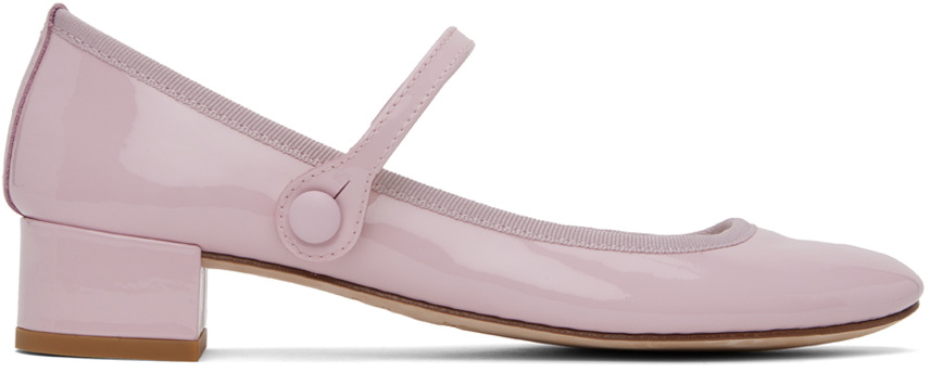 Repetto Ssense Exclusive Pink Rose Ballerina Heels Repetto