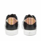 Paul Smith Men's Beck Multi Stripe Heel Tab Cupsole Sneakers in Black