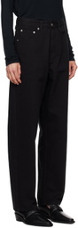 LE17SEPTEMBRE Black Cinch Strap Jeans