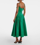 Rebecca Vallance Bailey belted pleated midi dress