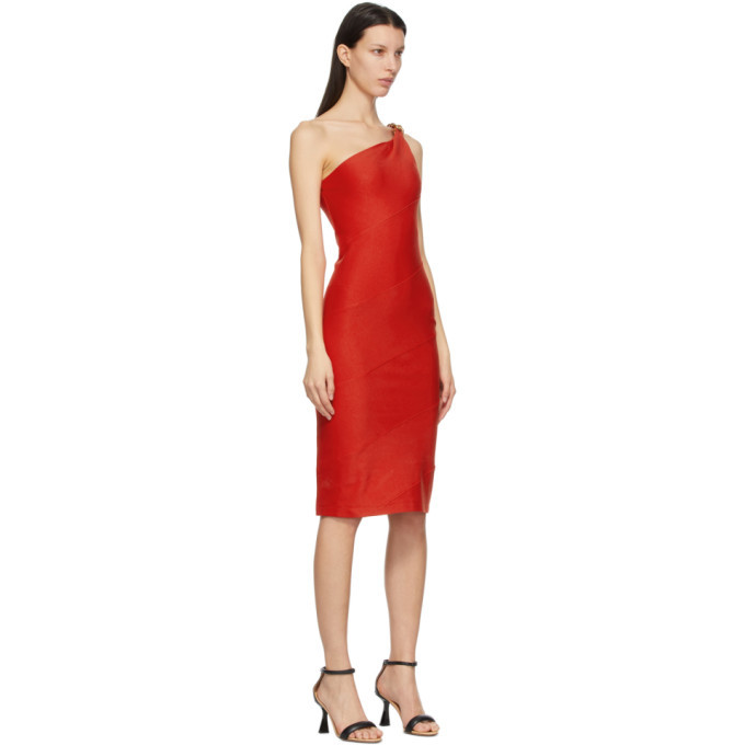 Givenchy Red Spiral Chain Dress Givenchy