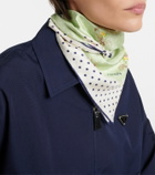 Prada Printed silk twill scarf