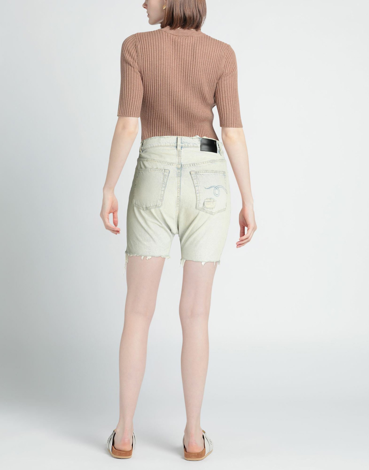 R13 Womens Denim shorts in Blue