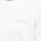 Sporty & Rich Men's New Drink Water T-Shirt in White/Atlantic
