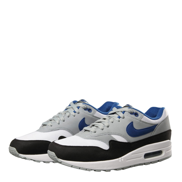 Photo: Air Max 1 Trainers - White / Gym Blue / Pumice