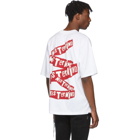 mastermind WORLD White Boxy Logo Pocket T-Shirt