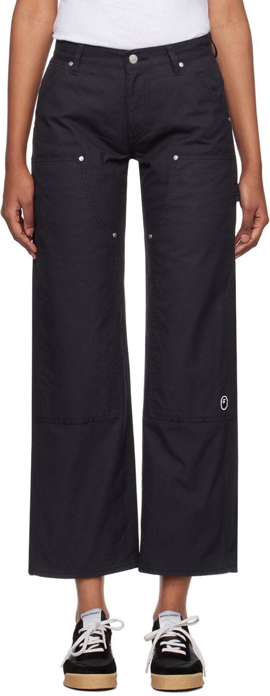 BAPE Black Ape Head Trousers