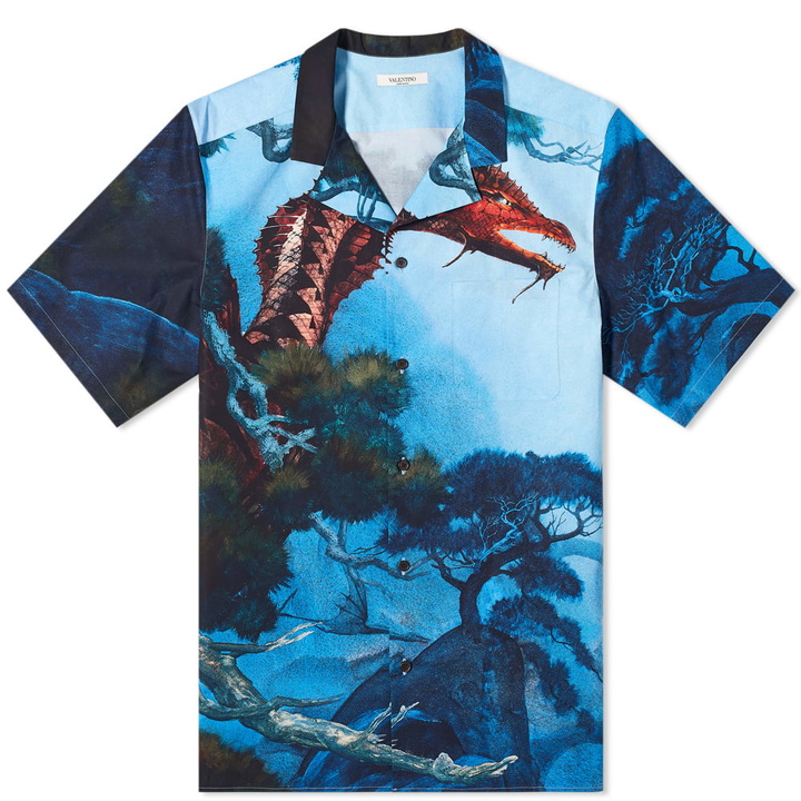 Photo: Valentino x Roger Dean Dragon Garden Vacation Shirt