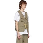 Engineered Garments Khaki Nyco Game Vest