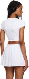 Alo White Finesse Top