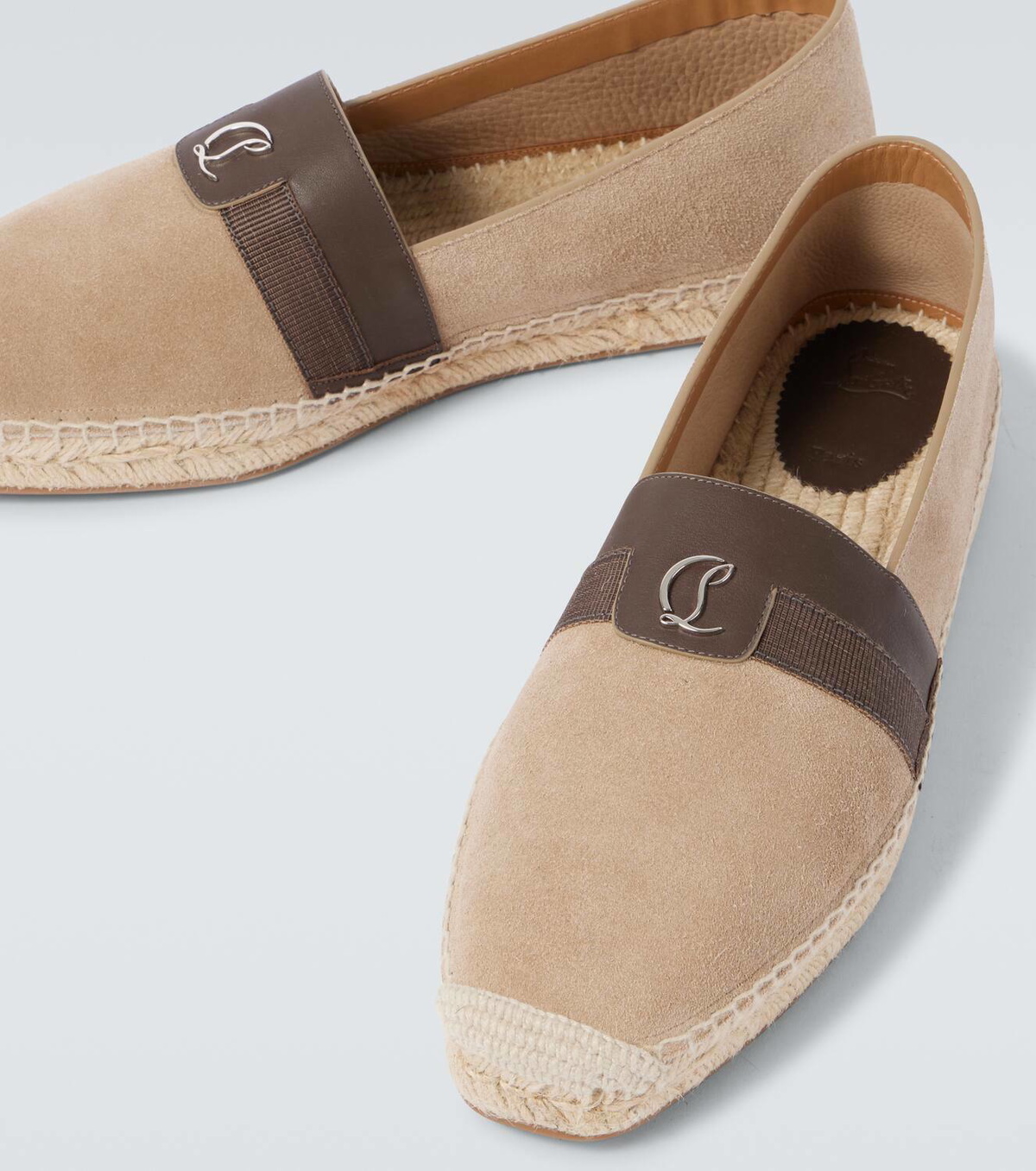 Christian Louboutin Alfarica leather espadrilles