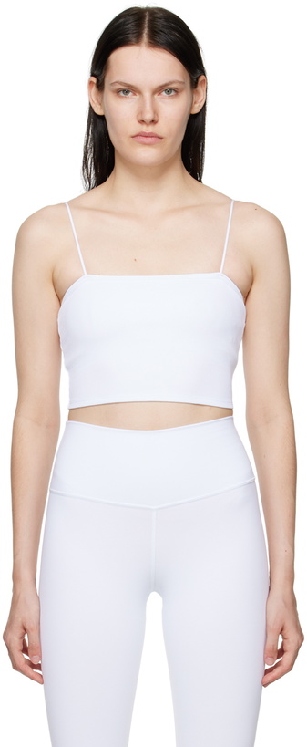 Photo: Alo White Goddess Bandeau Top