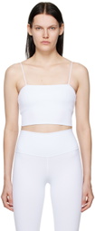 Alo White Goddess Bandeau Top