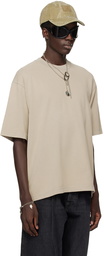 Acne Studios Khaki Crewneck T-Shirt