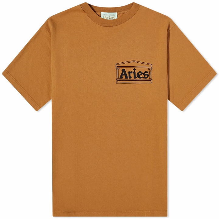 Photo: Aries Men's Temple T-Shirt in Camel