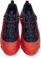Burberry Navy & Red Arthur Sneakers