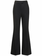 GALVAN - Pinstripe Wool Blend Flared Pants