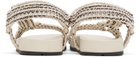 Bottega Veneta Off-White & Brown Trip Sandals